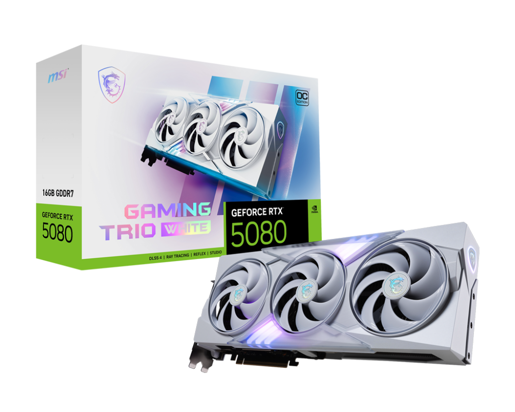 ASUS 華碩 ROG Astral GeForce RTX 5080 OC White 白色超頻版 16GB GDDR7 顯示卡