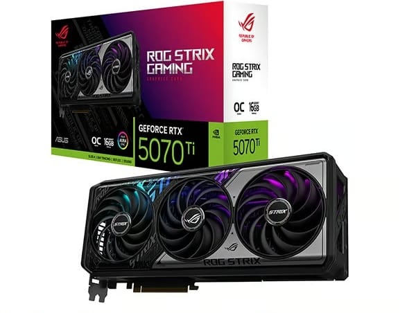 ASUS 華碩 ROG Strix GeForce RTX 5070Ti OC 超頻版 16GB GDDR7 顯示卡